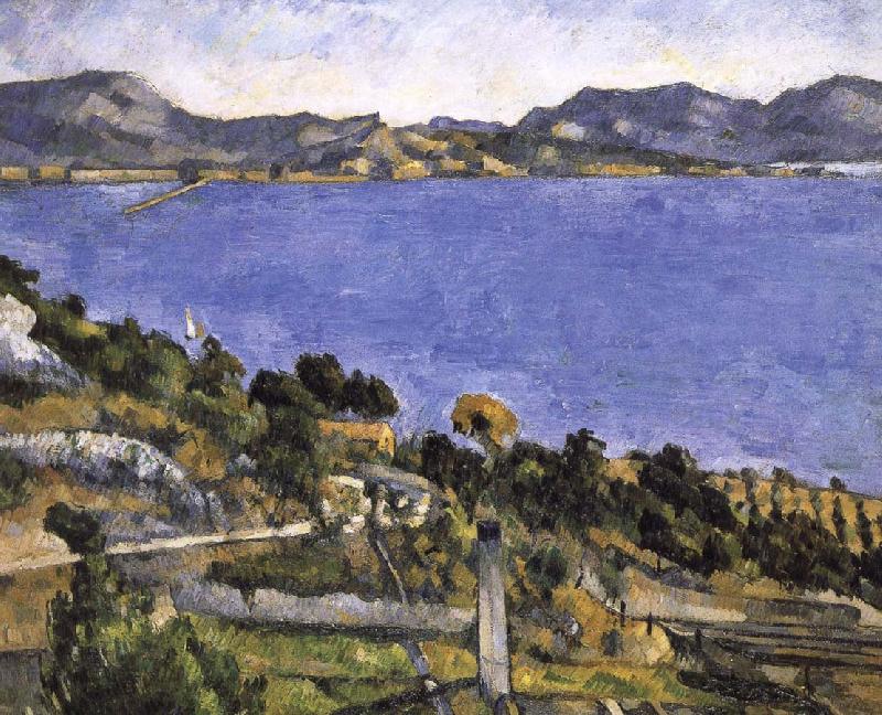 Paul Cezanne Marseilles Bay Spain oil painting art